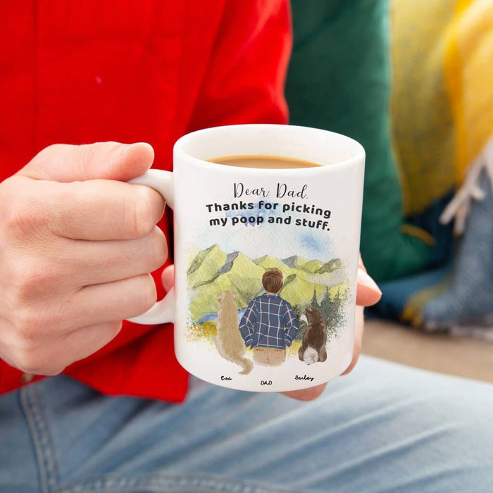 Personalised Clear Coffee Mug, Clear Glass Coffee Mug With Handle, Double  Walled Mug, Custom Coffee Quote Mug, Gift for Mum, Gift for Her 