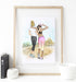 Personalized best friends fitness girls - Tell your best gym partner that you love her with this original artwork. To say thank you for all the fitness goals that your BFF achieves with you, this is the perfect gift for you