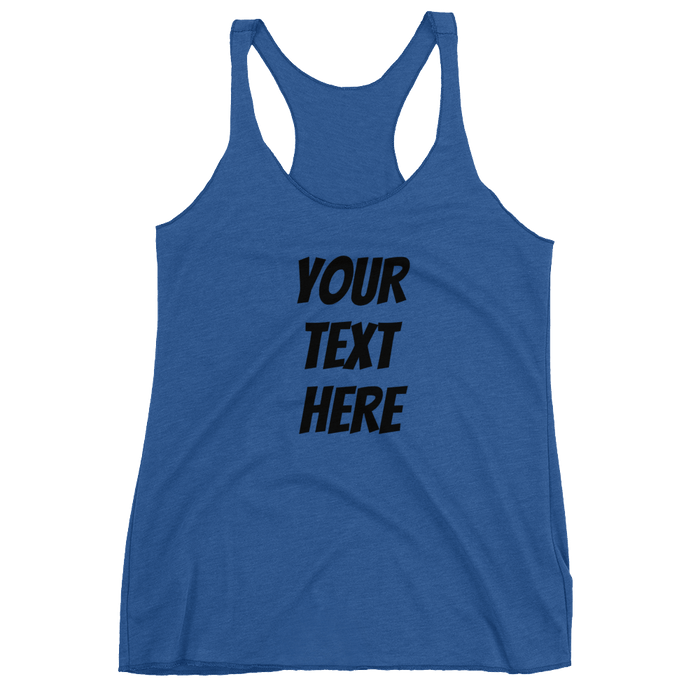 Personalized Women's Racerback Tank Top - Custom Personalized Gifts for friends, Family & special occasions!