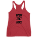 Personalized Women's Racerback Tank Top - Custom Personalized Gifts for friends, Family & special occasions!