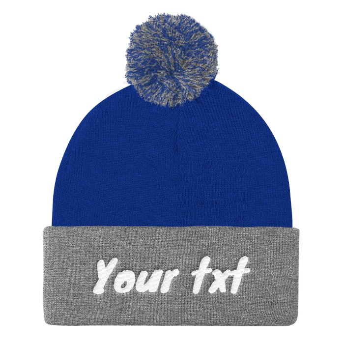 Personalized your Pom Pom Beanie - Custom Personalized Gifts for friends, Family & special occasions!