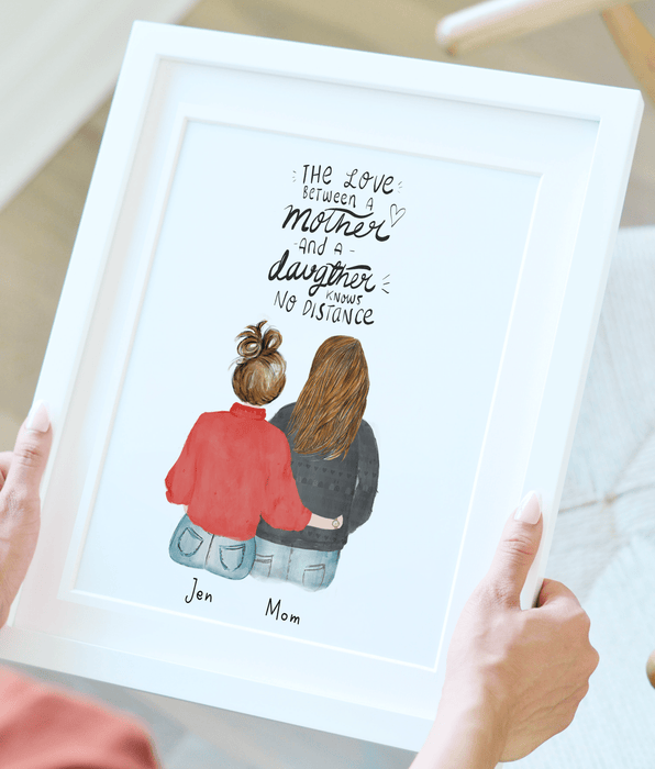 Mother Daughter Gift, Long Distance, Personalized Gift from Son