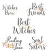 Personalized Best Witches Wall Art - Custom Personalized Gifts for friends, Family & special occasions!