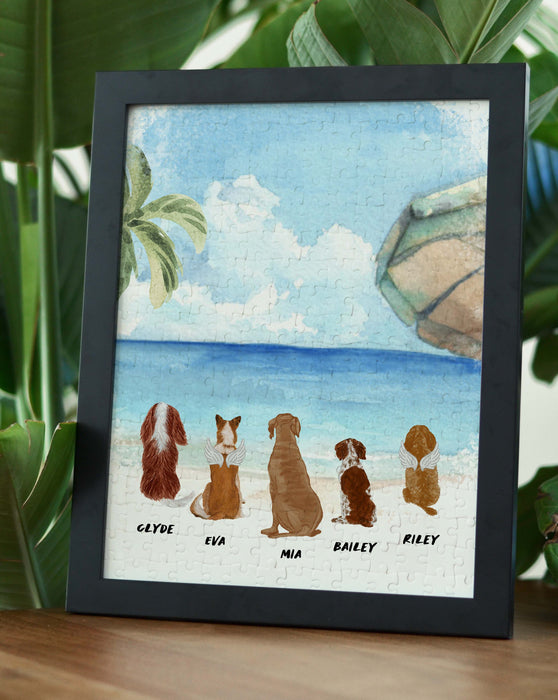 Personalized Dogs 252-Piece Puzzle