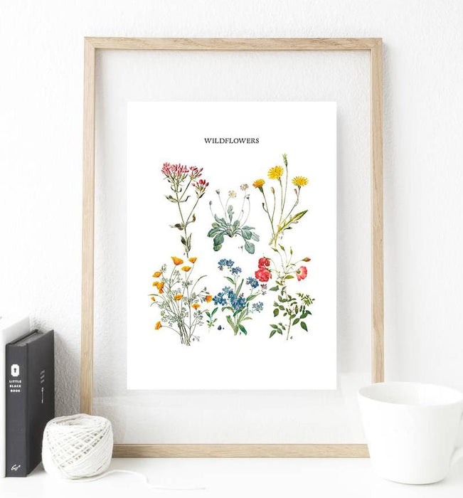 Set of 3 Botanical Print Art - Custom Personalized Gifts for friends, Family & special occasions!