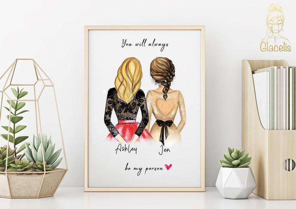 Personalized Best Friend Wall Art - I love pooping and then