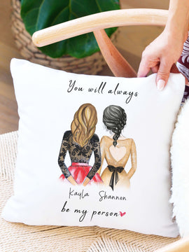 Personalized Best Friend Pillow